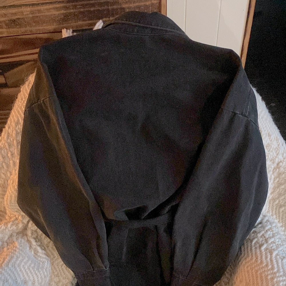 Divided Black Denim Dress - Picture 4 of 4